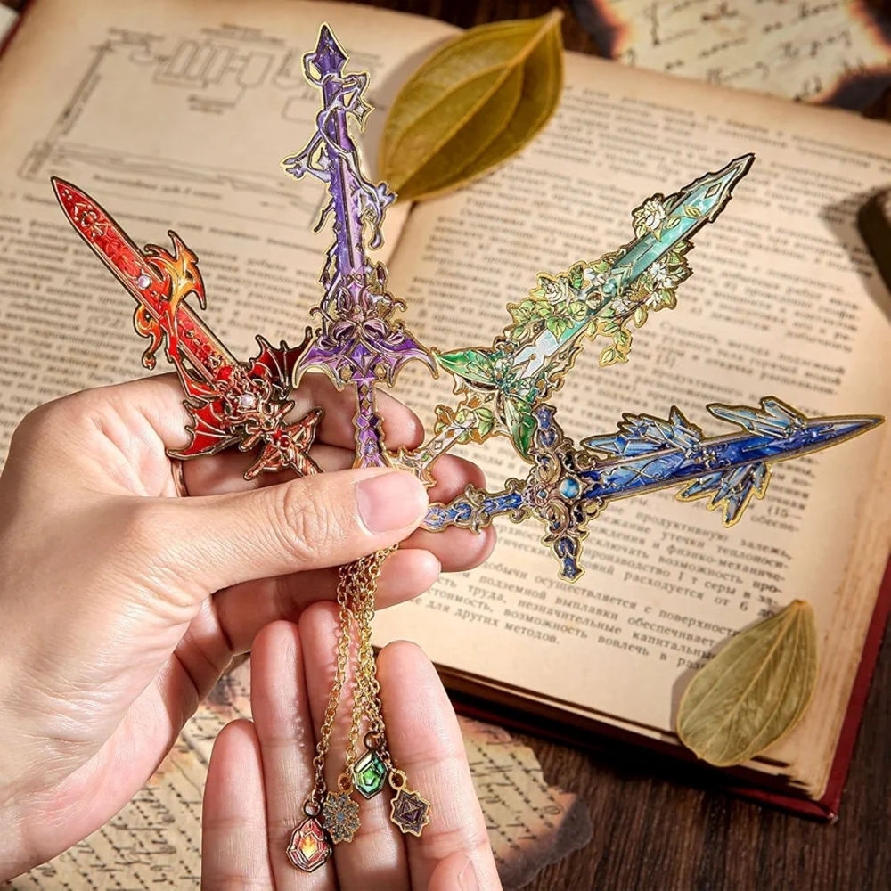 Colorful Sword-Shaped Bookmarks - Picture 6 of 9